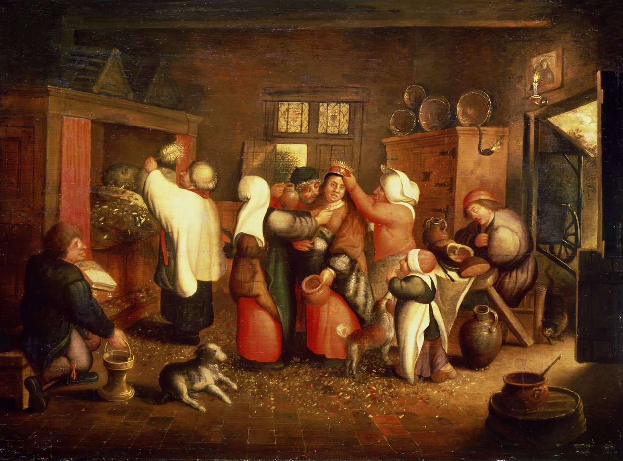 Casamento camponês de Maerten van Cleve