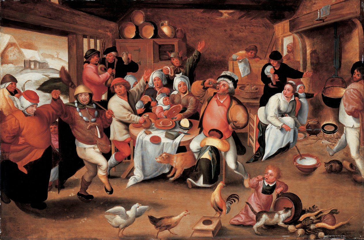 The King Drinks de Maerten van Cleve