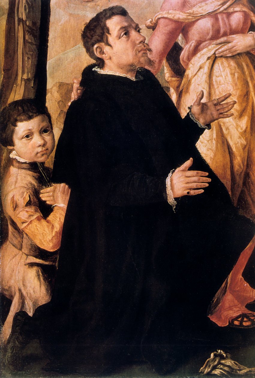 Calvário, detalhe, 1545-1550 de Maerten van Heemskerck