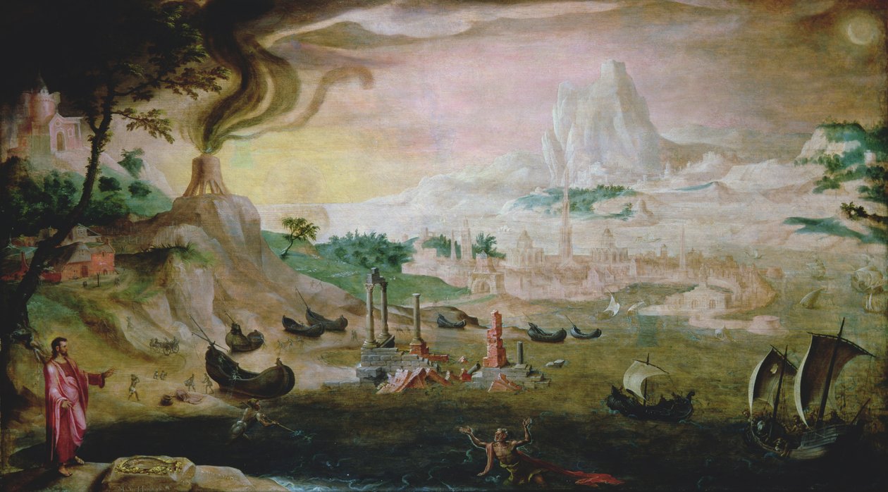 Cristo aparecendo a São Pedro de Maerten van Heemskerck