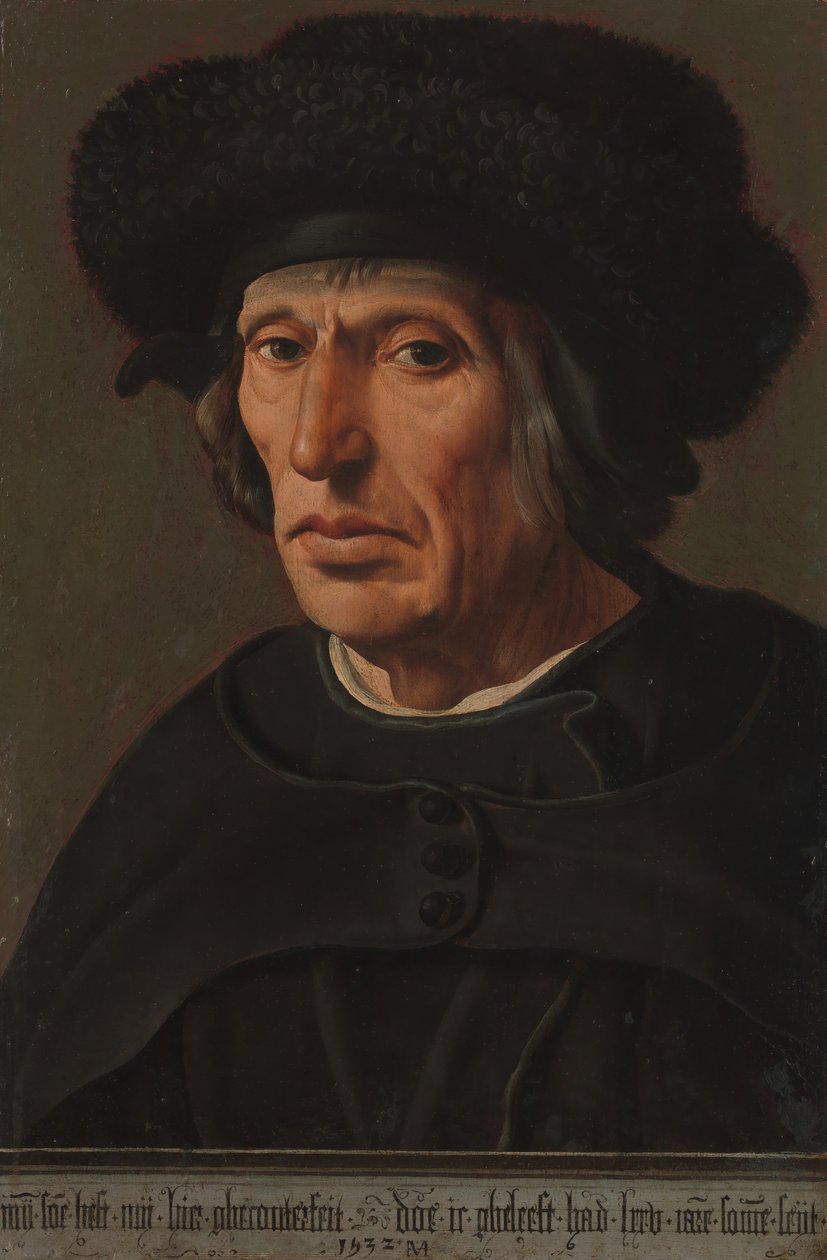 Jacob Willemsz. van Veen 1456-1535, o Artists Father, 1532. de Maerten van Heemskerck