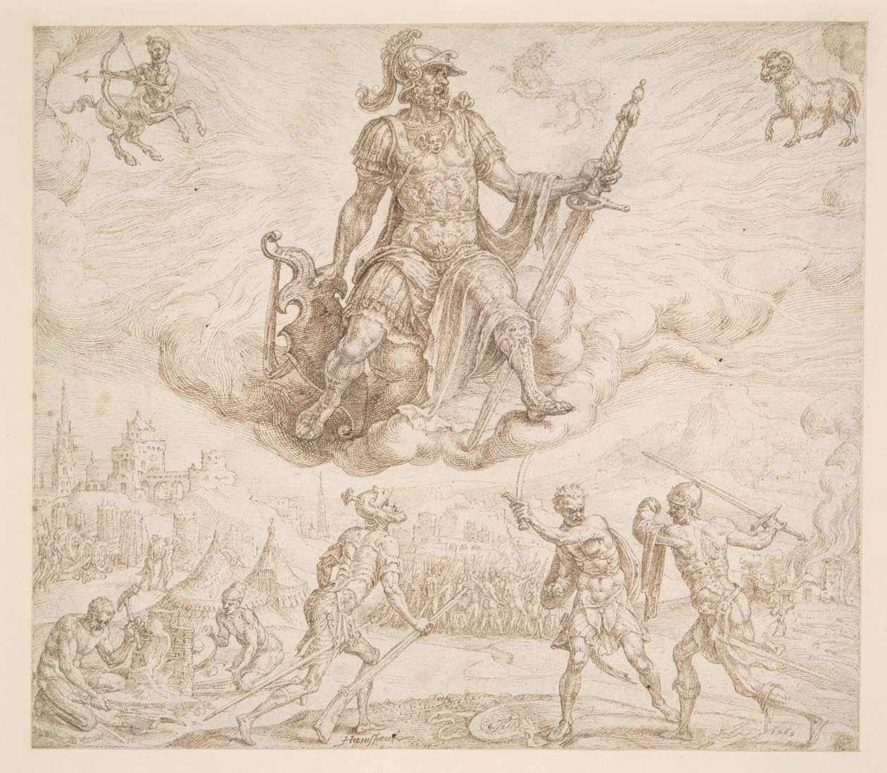 Marte, o Temperamento Cólérico de Maerten van Heemskerck