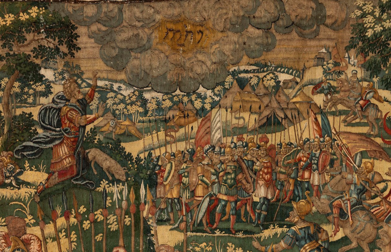 História de Gideon, finais do século XVI (seda e lã) de Maerten van Heemskerck