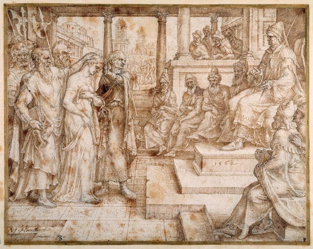 Susannah acusada pelos Anciãos de Maerten van Heemskerck
