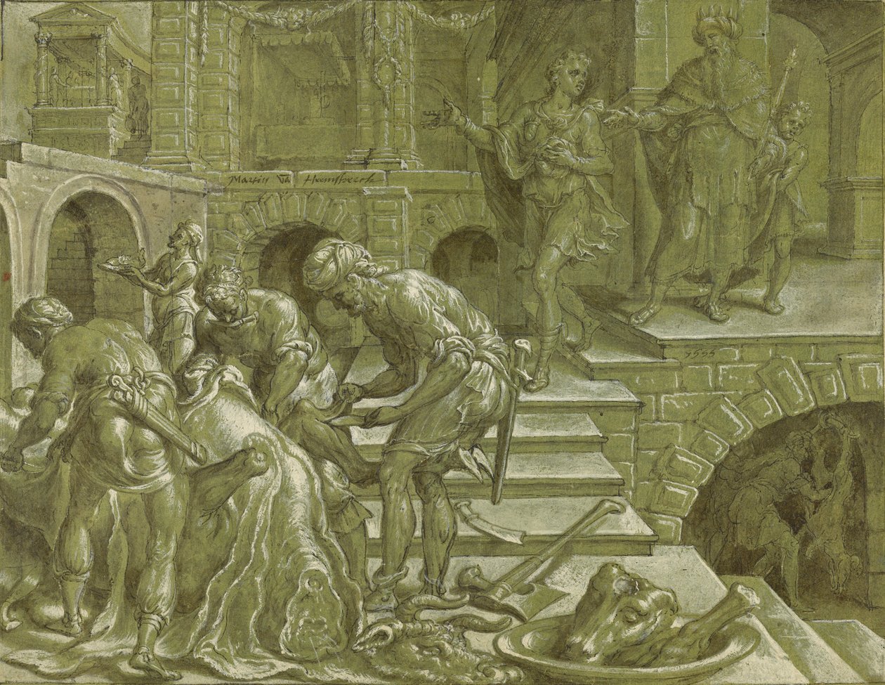 A parábola do rei que preparou um casamento de Maerten van Heemskerck