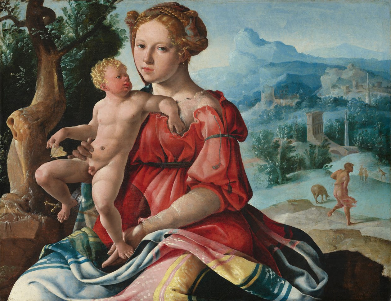 O repouso durante a fuga para o Egipto de Maerten van Heemskerck