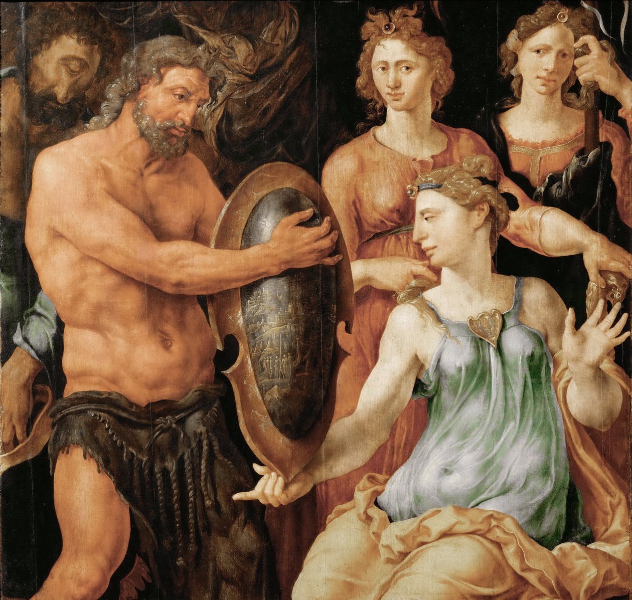 Vulcain accorde a Thetis le bouclier d