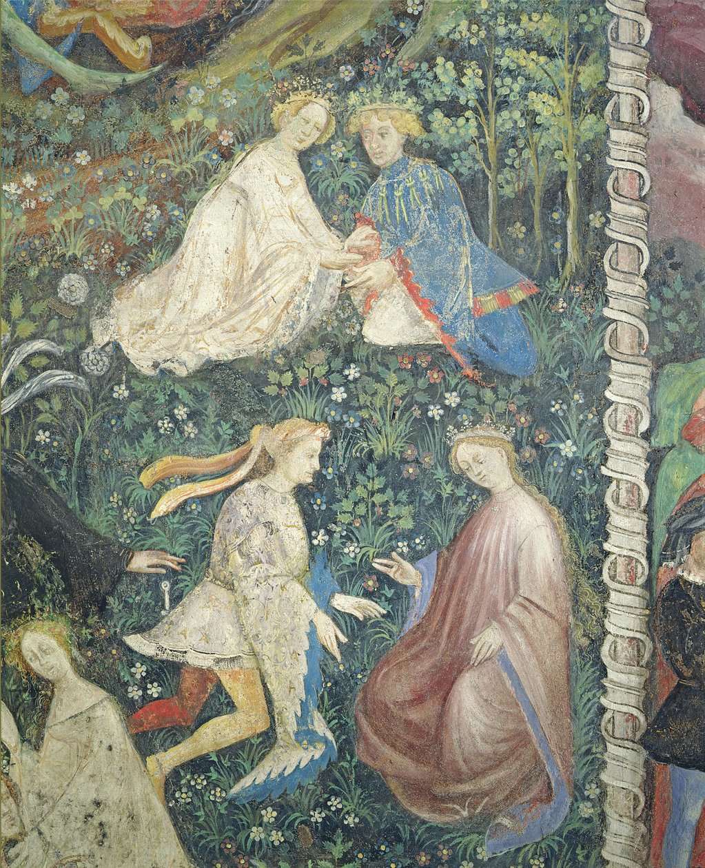 Amantes em um jardim em maio de Maestro Venceslao