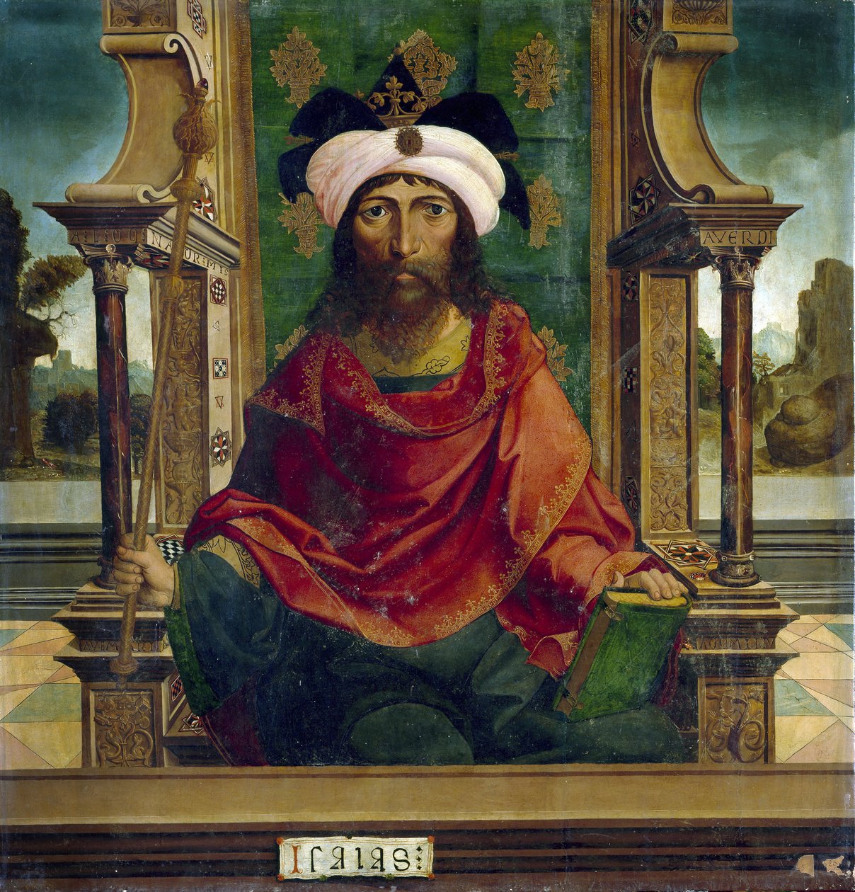 Isaías, pelo Mestre de Becerril, ca. 1525 (óleo sobre painel) de Maestro de Becerril