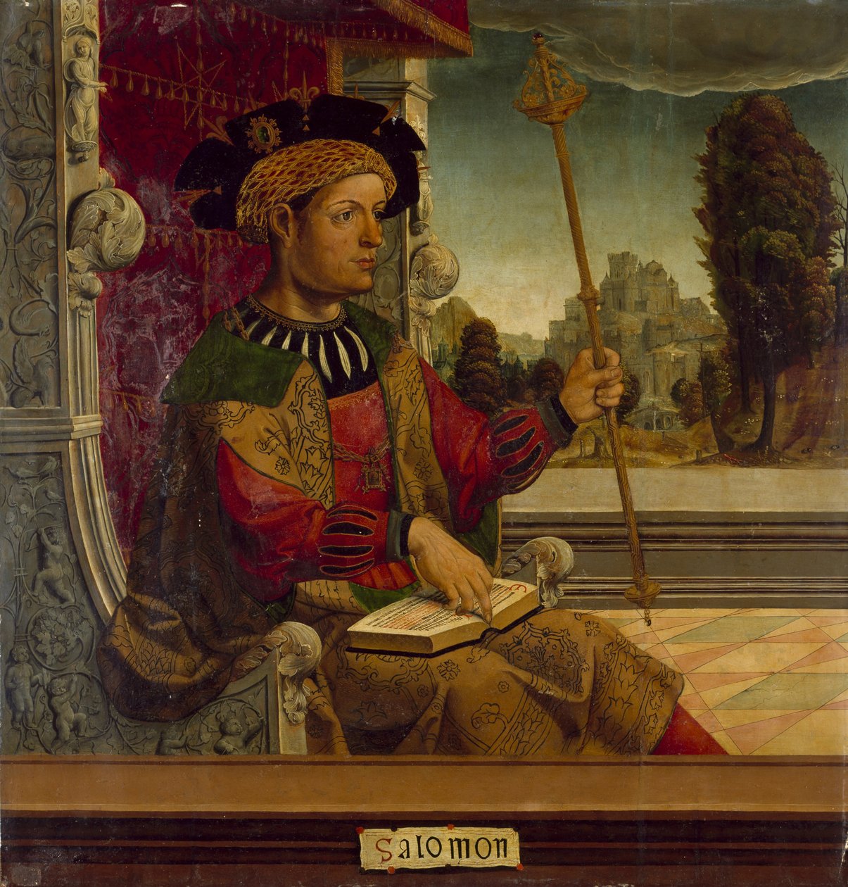 Rei Salomão, c. 1525 de Maestro de Becerril