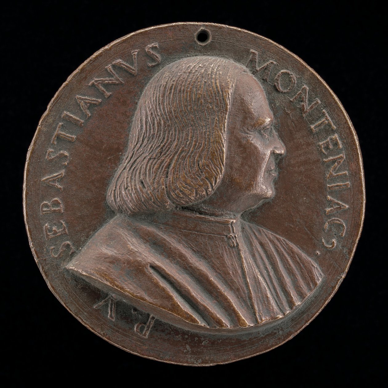 Sebastiano Montagnacco, falecido em 1540, patrício veneziano [obverso], 15201530. de Maffeo Olivieri