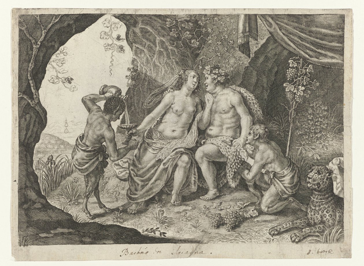 Casamento de Bacchus e Ariadne
Metamorfoses por Ovid (título da série) de Magdalena van de Passe (possibly)