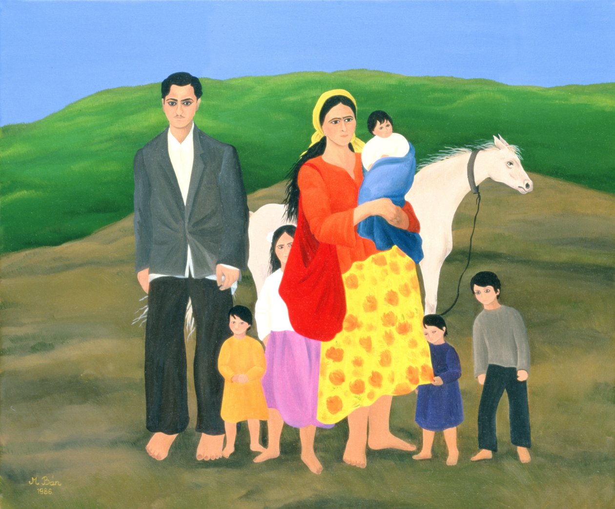 Família cigana, 1986 de Magdolna Ban