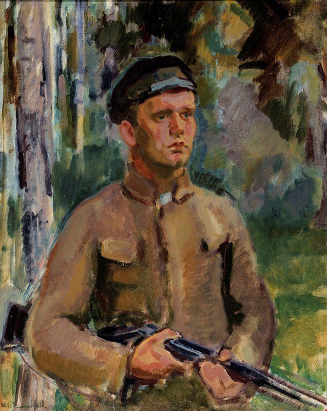 MetsastajanInglês: HunternSvenska: Jagaren de Magnus Enckell