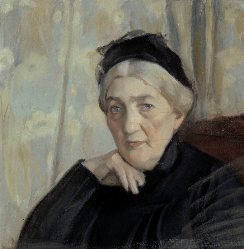 Ajuda do Artista: Inglês da Mãe do ArtistnSvenska: Konstnarens morn de Magnus Enckell