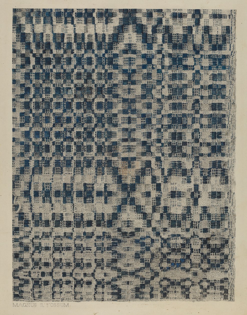 Coverlet, c. 1938. de Magnus S. Fossum