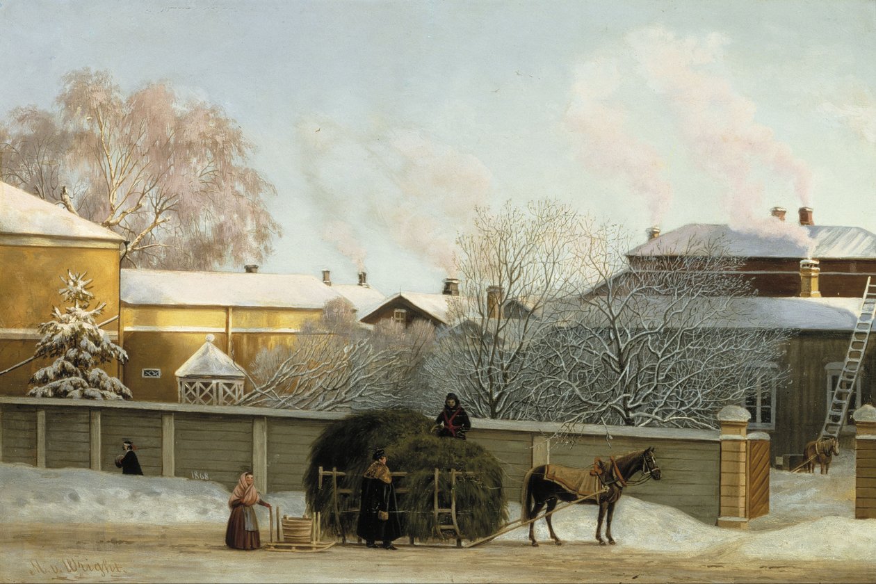 Annankatu numa manhã fria de inverno de Magnus von Wright