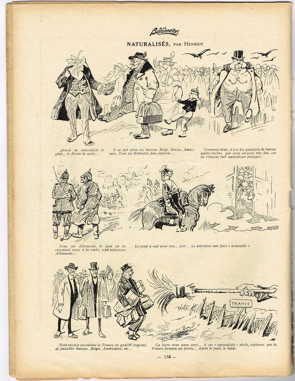 La Baionnette, Satirical em Cores de Henri Maigrot