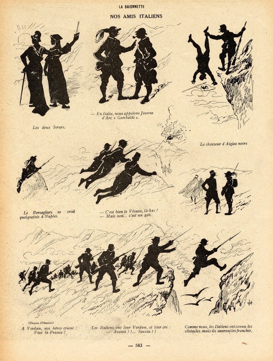 La Baionnette, Satirical em P&B de Henri Maigrot