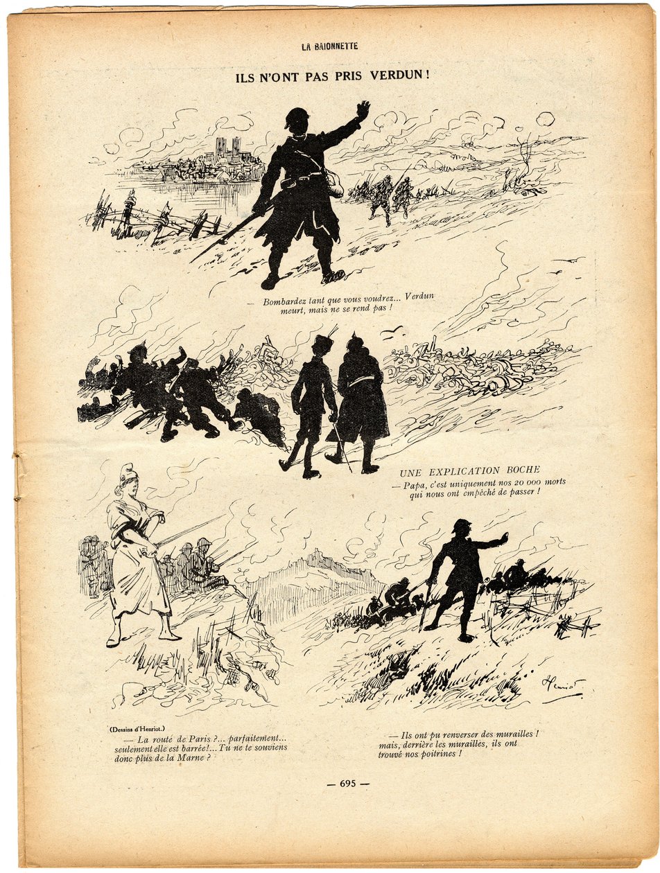 La Baionnette, Satirical em P&B de Henri Maigrot