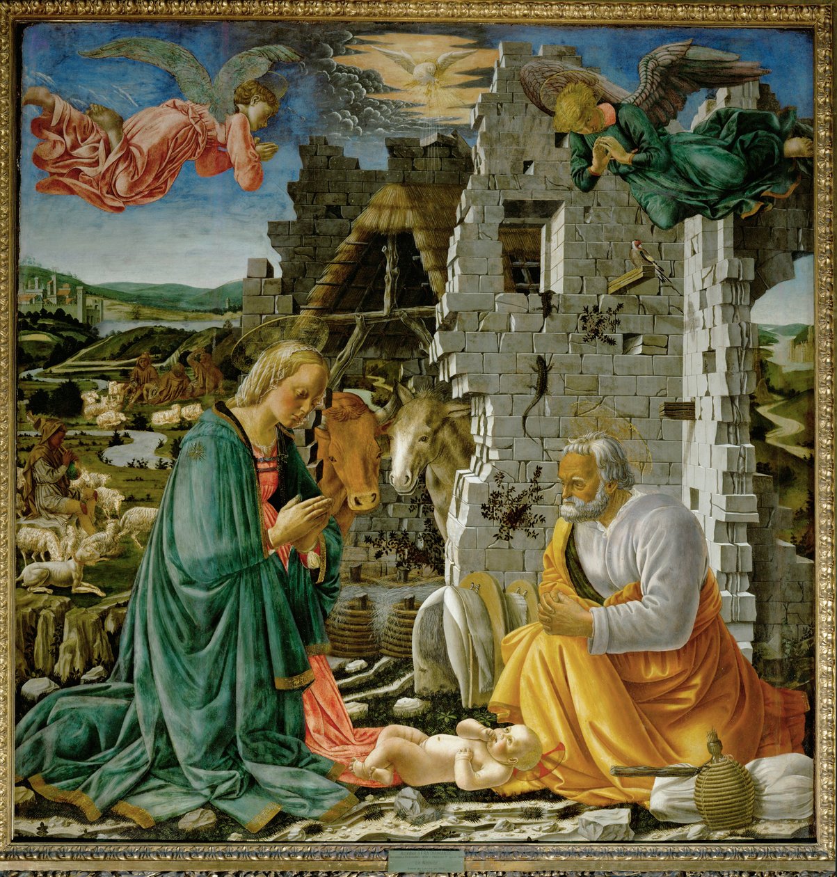 Natividade ... de Maitre de la Nativite du Louvre