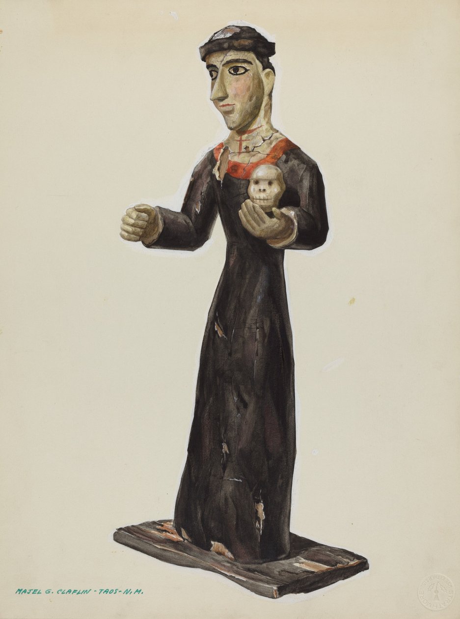Bulto - Santa Rita, c. 1938. de Majel G. Claflin