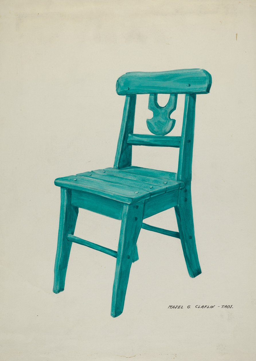 Cadeira, c. 1937. de Majel G. Claflin