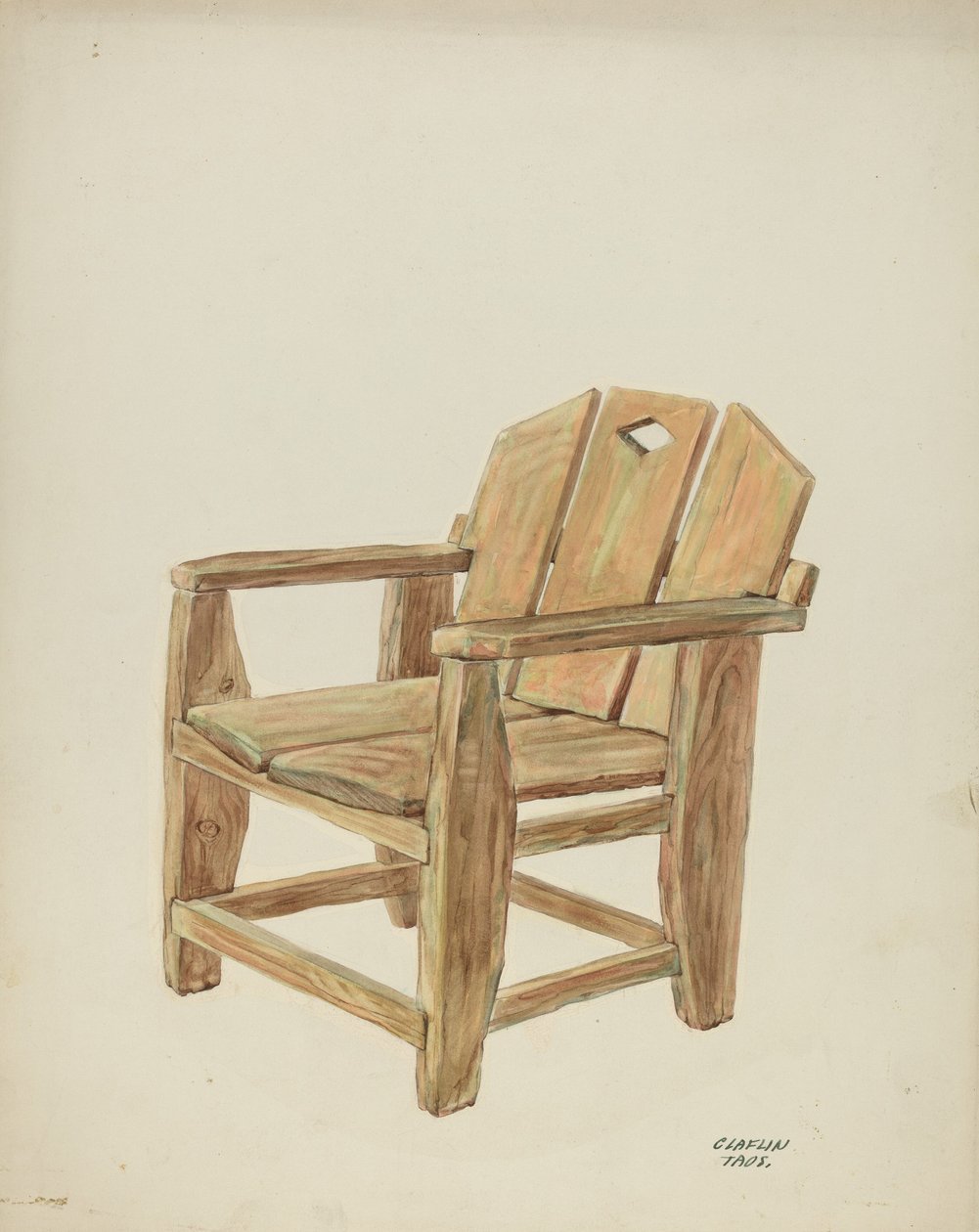 Cadeira, c. 1938. de Majel G. Claflin