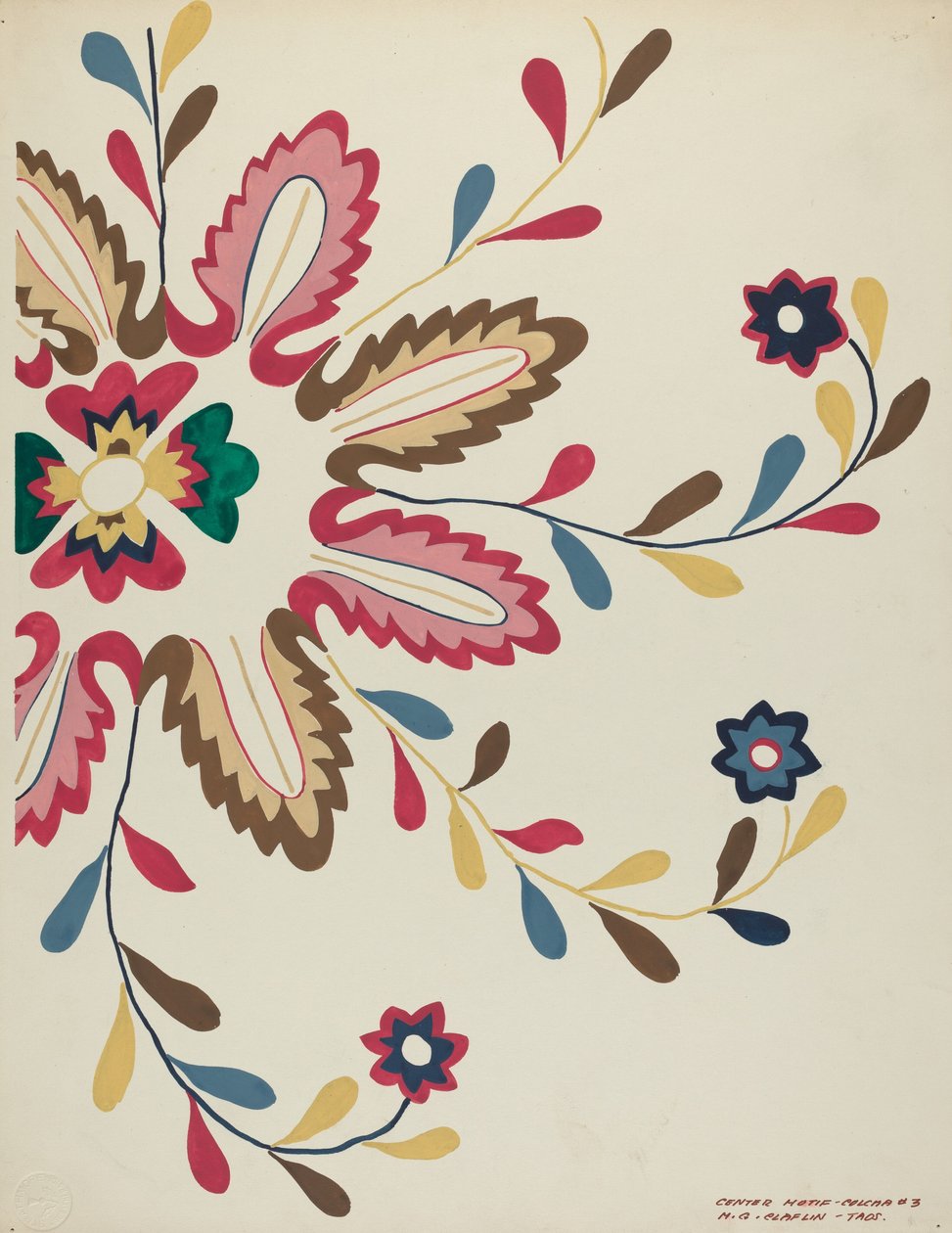colcha de pratos de Majel G. Claflin
