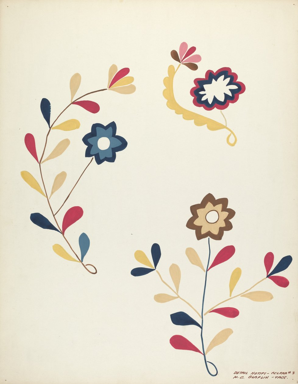 Desenho de Proposta de Portfólio, 19351942. de Majel G. Claflin