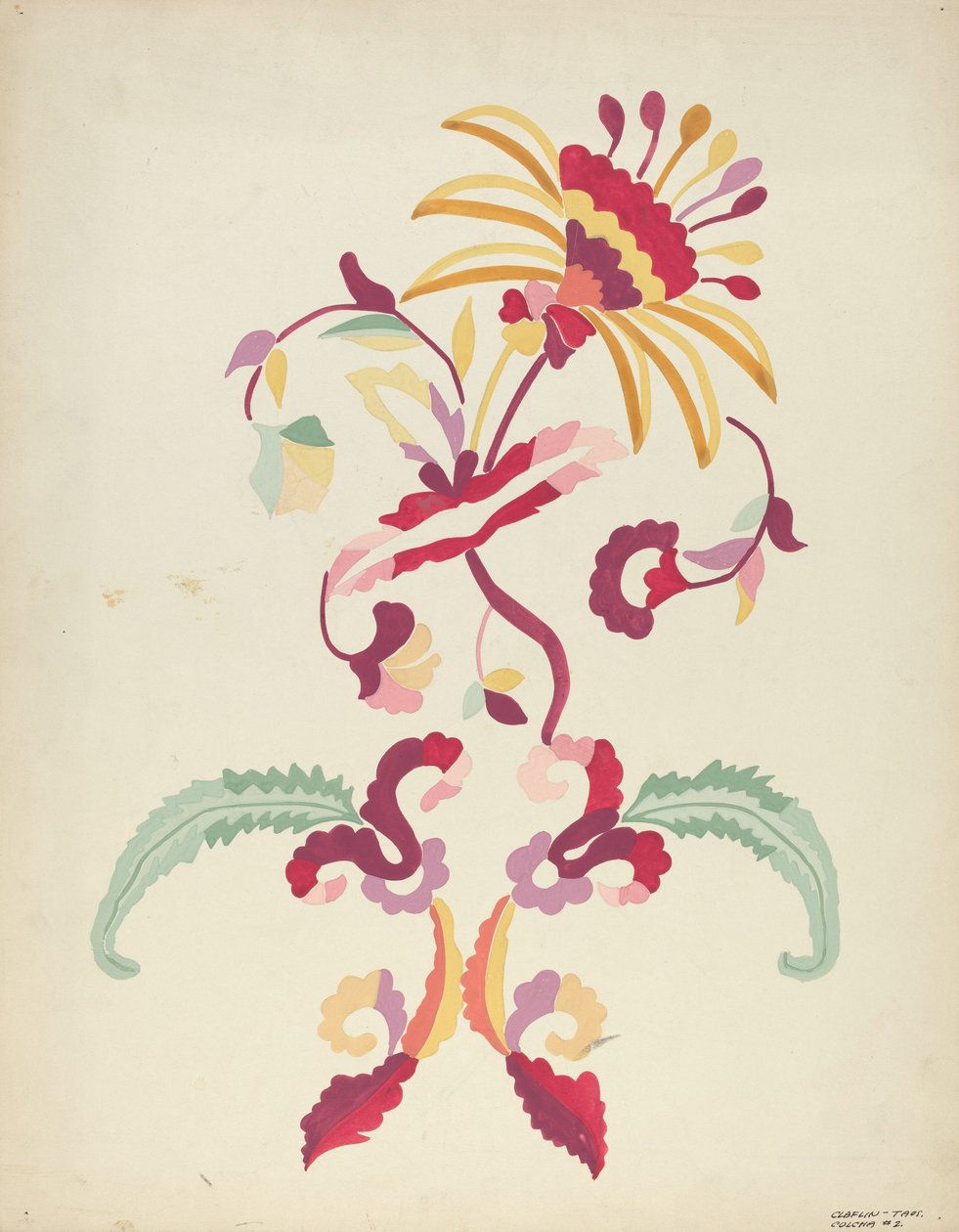 Desenho de Proposta de Portfólio, 19351942. de Majel G. Claflin