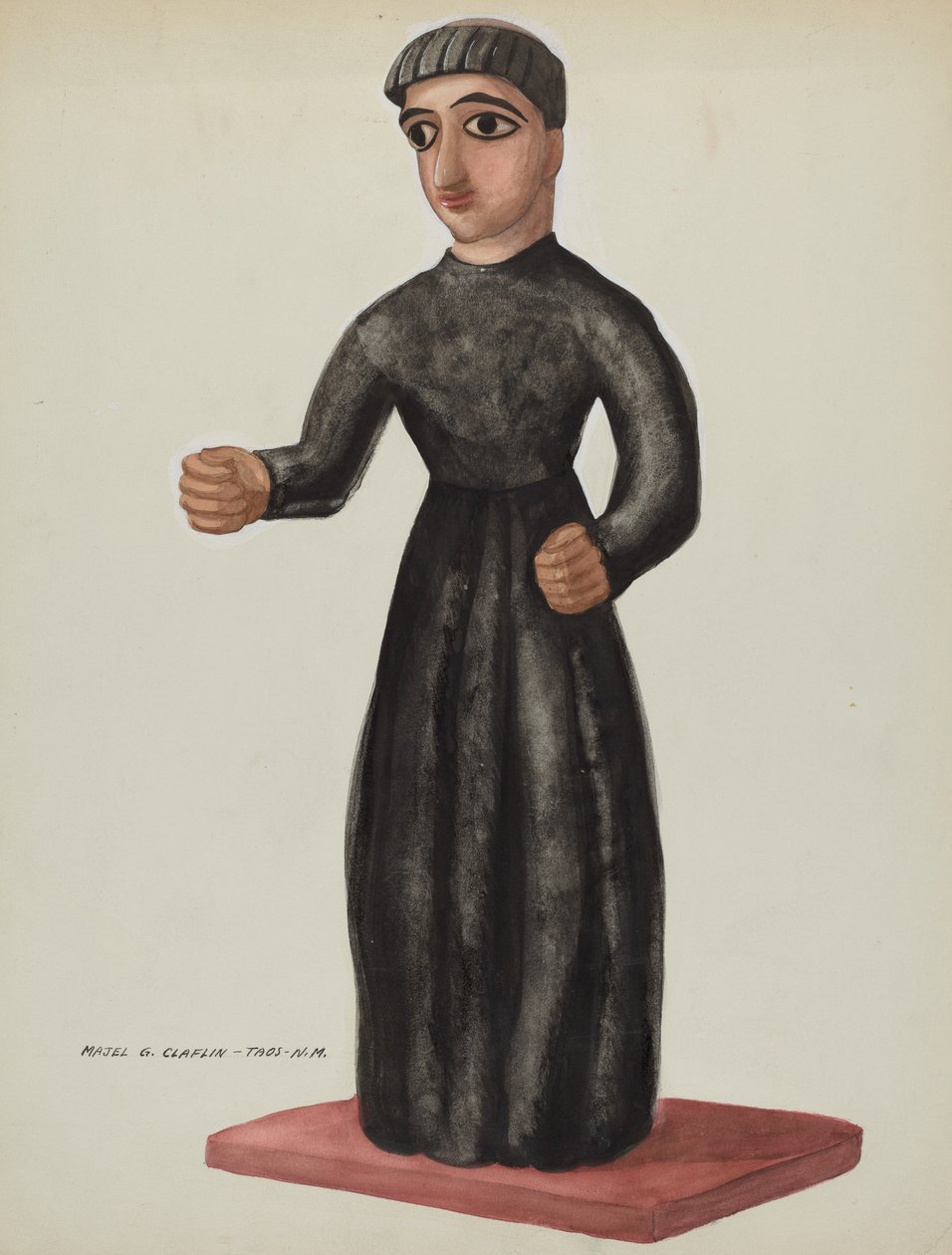 Friar - Probably a Santo, 19351942. de Majel G. Claflin