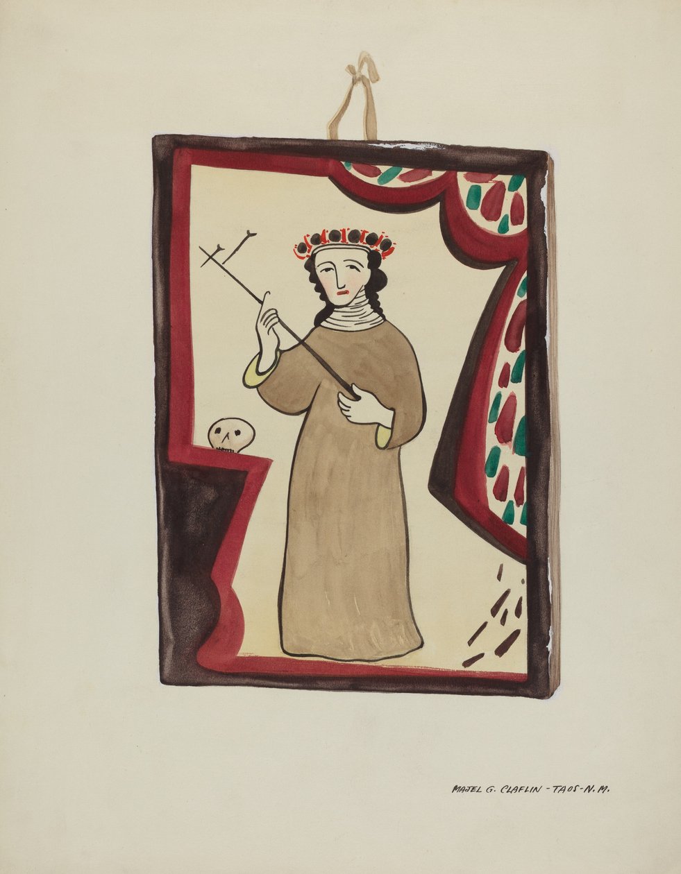 Retábulo-Santa Rita, c. 1937. de Majel G. Claflin