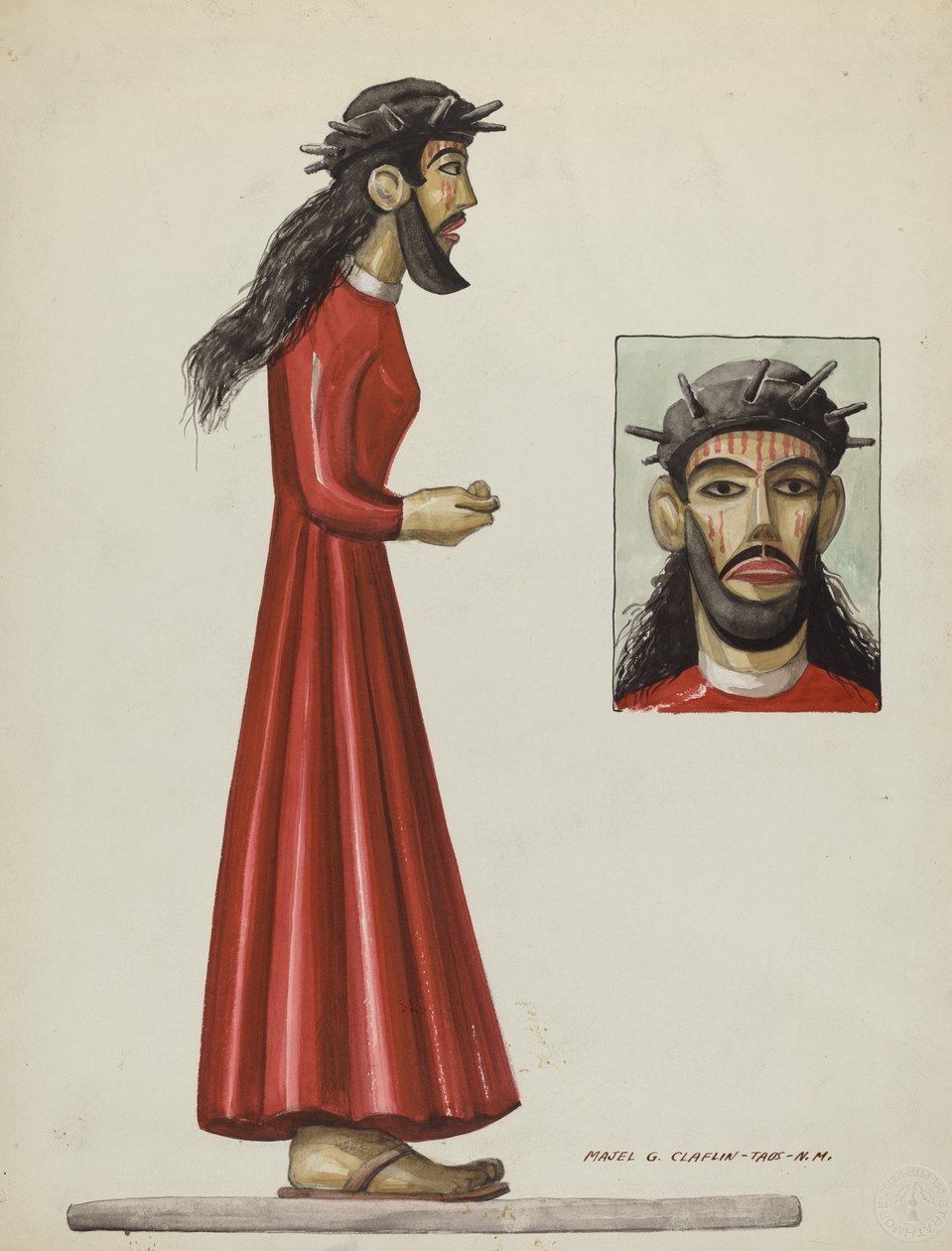Santo Christo, c. 1937. de Majel G. Claflin