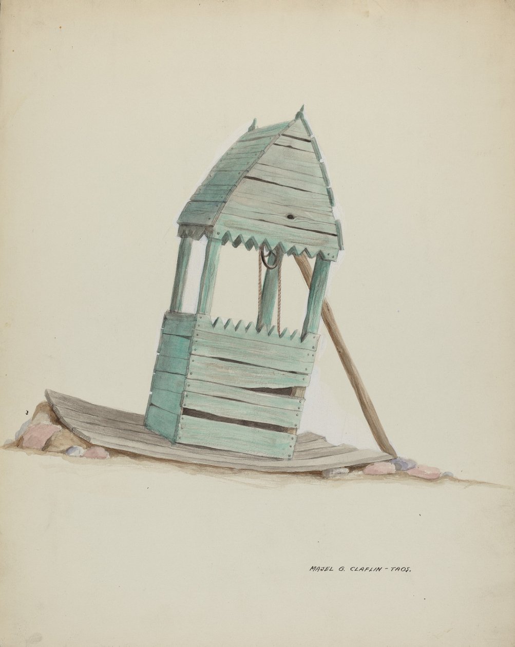 Well Head, c. 1937. de Majel G. Claflin