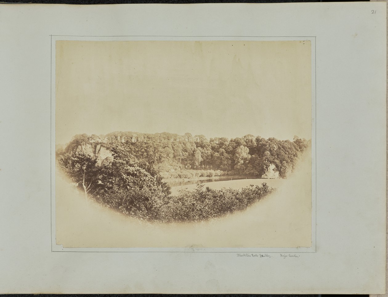 Blackstone Rocks, Bewdley de Major F. Gresley