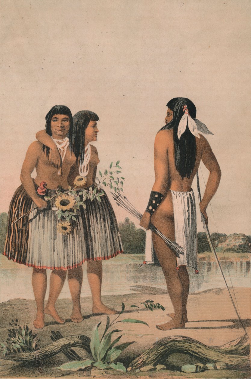 Yumas, c1850s. de Major and Knapp Sarony