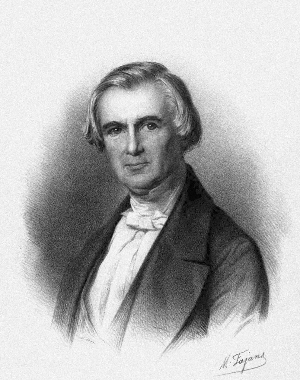 Retrato do violinista e compositor Karol Lipinski 1790-1861, 1850 de Maksymilian Fajans