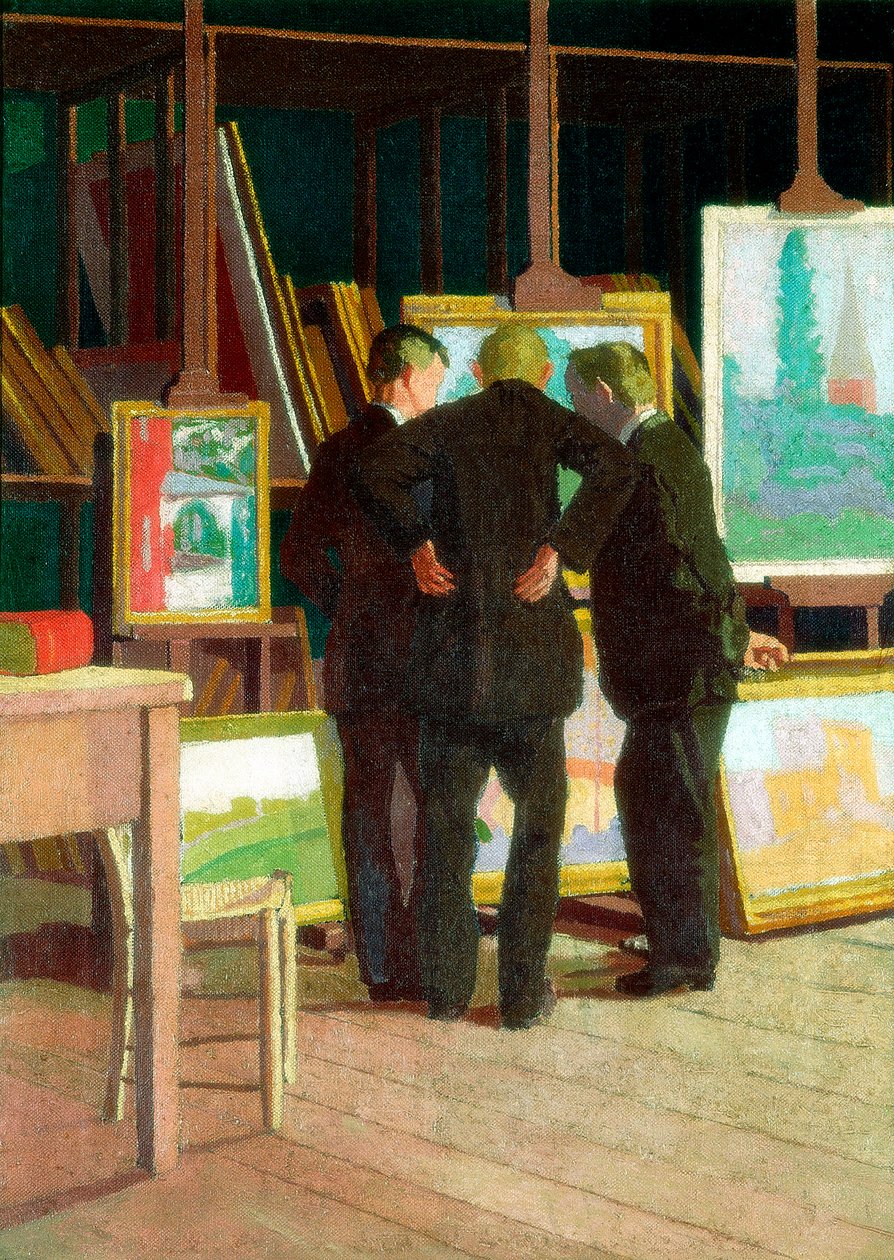 19 Fitzroy Street (estúdio de Walter Richard Sickert), c.1912-14 de Malcolm Drummond