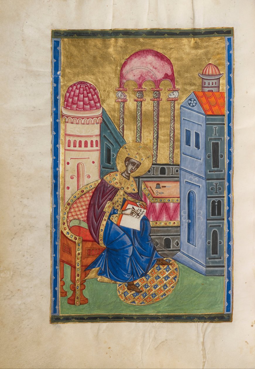 Salomão Escrevendo de Malnazar  – illuminator