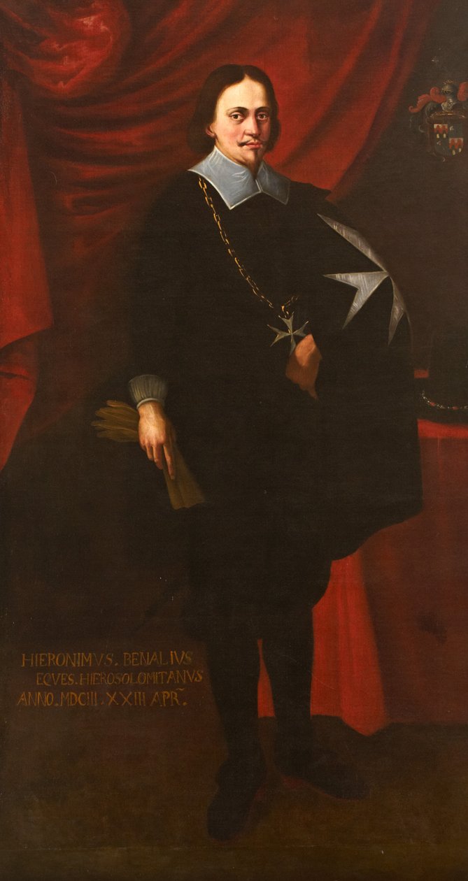 Heironimus Benalius-Girolamo Benaglio de Bergamo, 1603 de Maltese School