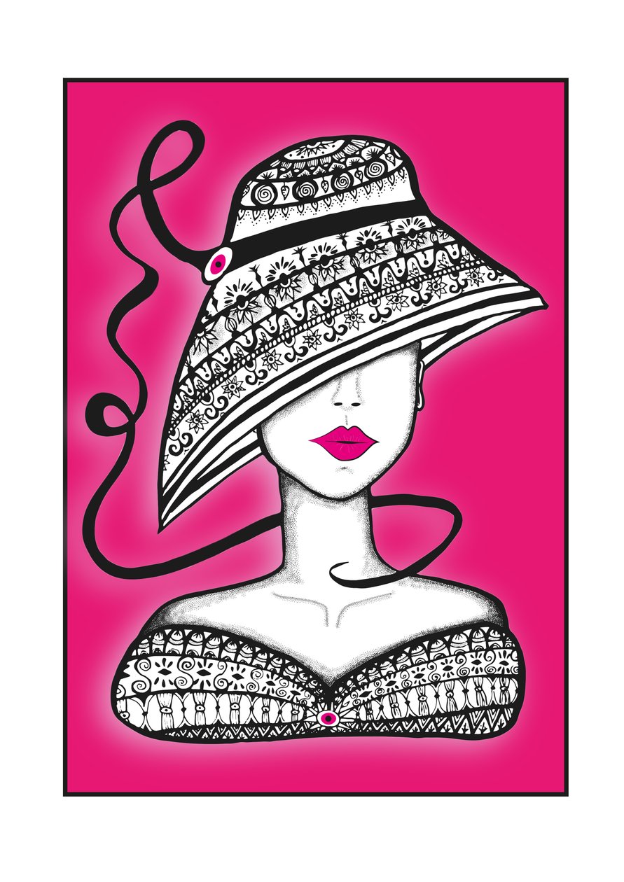 Senhora de rosa de MandalaSensual