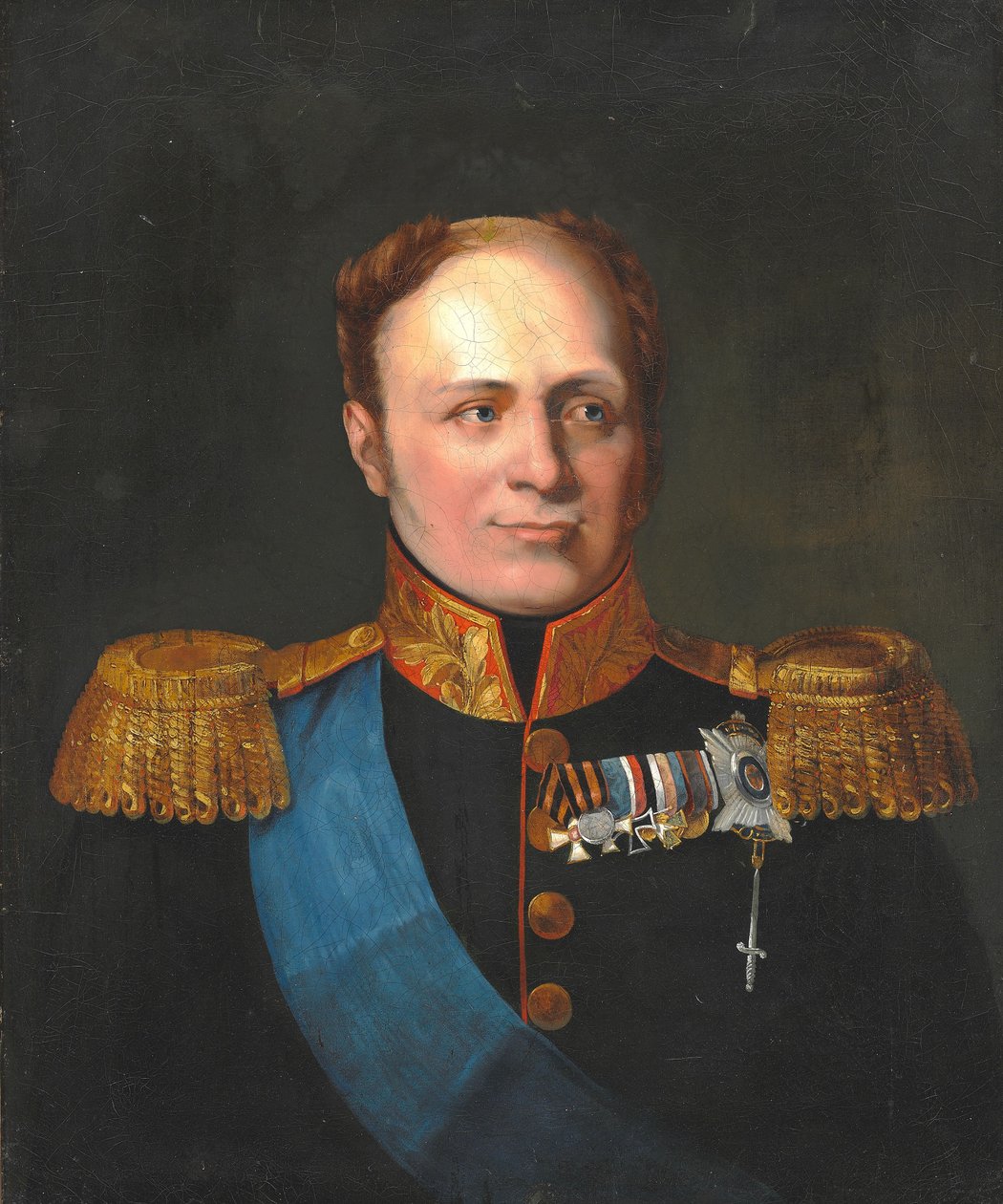 Retrato do czar Alexandre I da Rússia de Manner of George Dawe