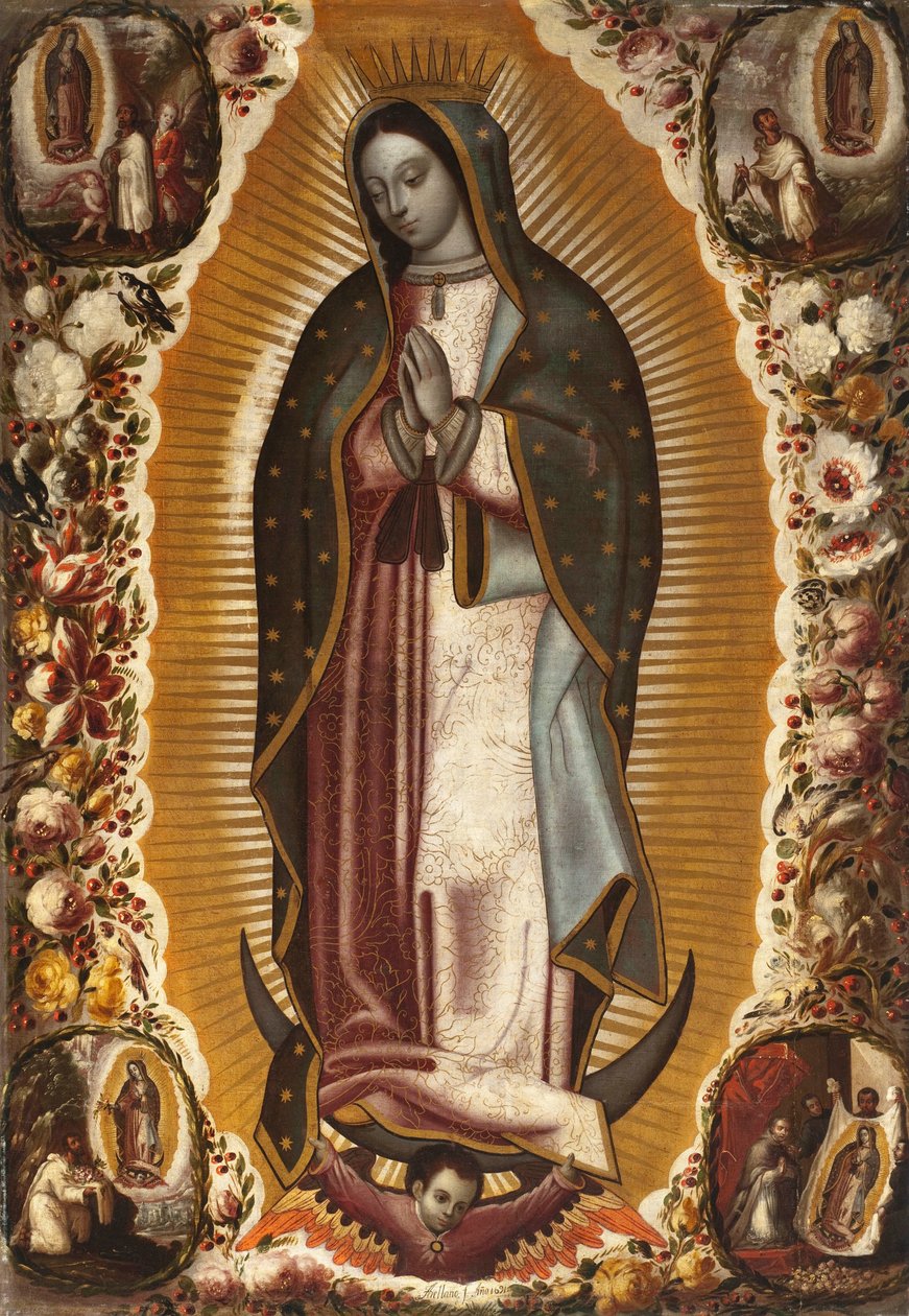 Virgem de Guadalupe (Virgem de Guadalupe) de Manuel de Arellano