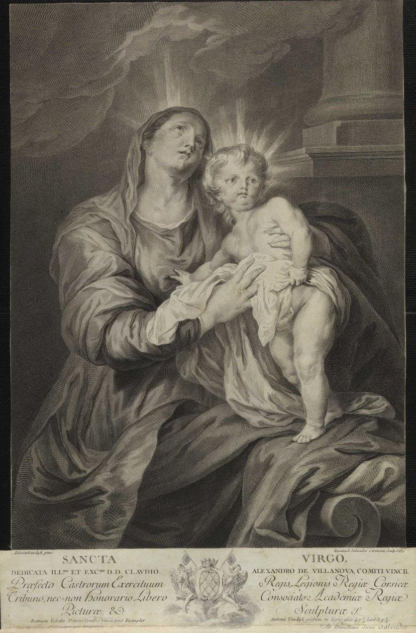 Virgem Santa de Manuel Salvador Carmona