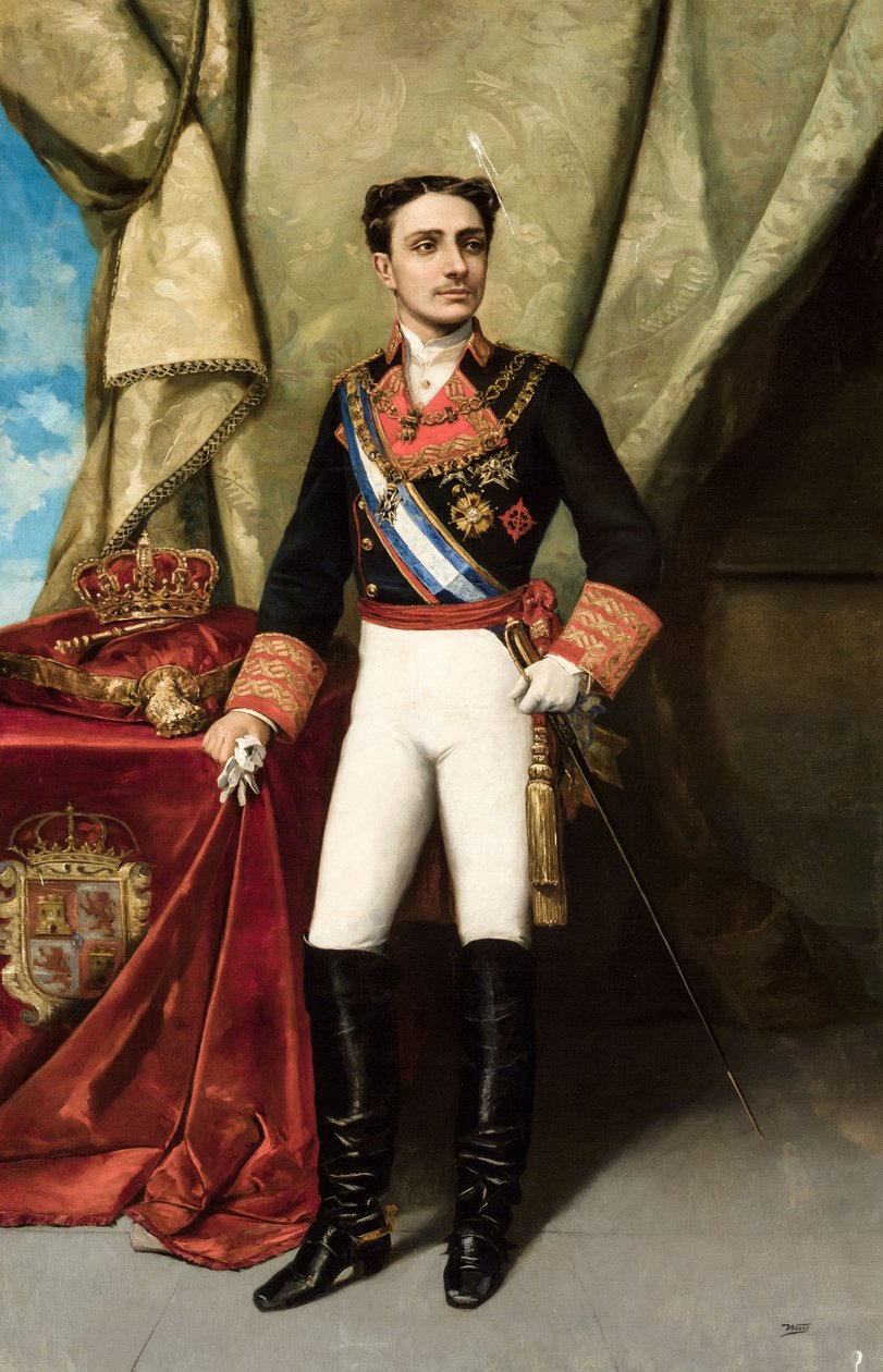 Alfonso XII da Espanha de Manuel Ussel de Guimbarda  