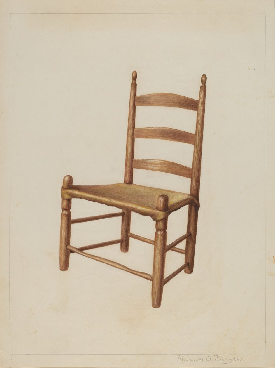 Cadeira de Sala de Jantar, c. 1938. de Manuel G. Runyan