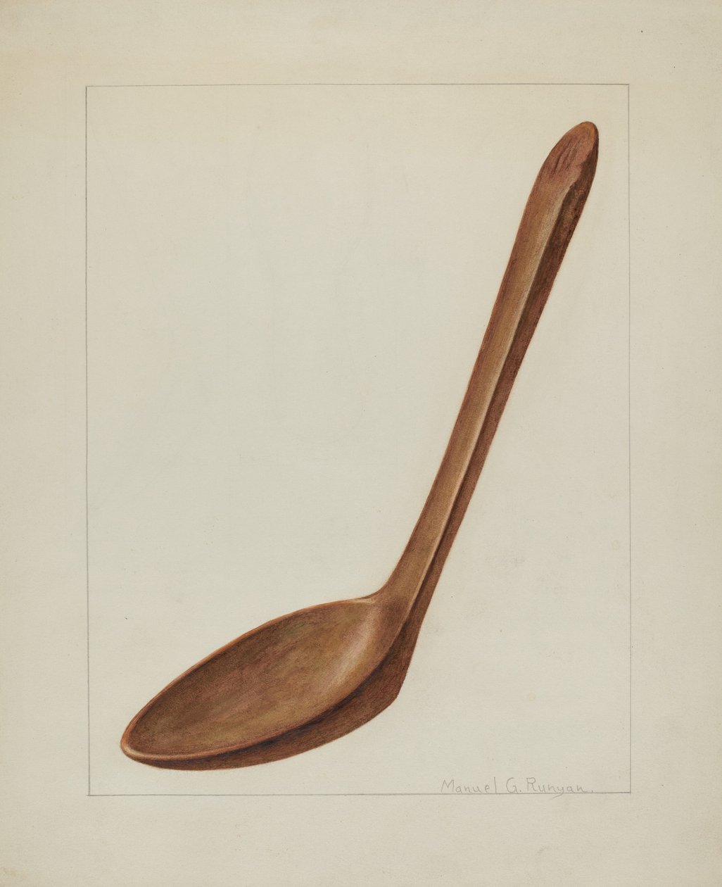 Wooden Spatula, c. 1938. de Manuel G. Runyan