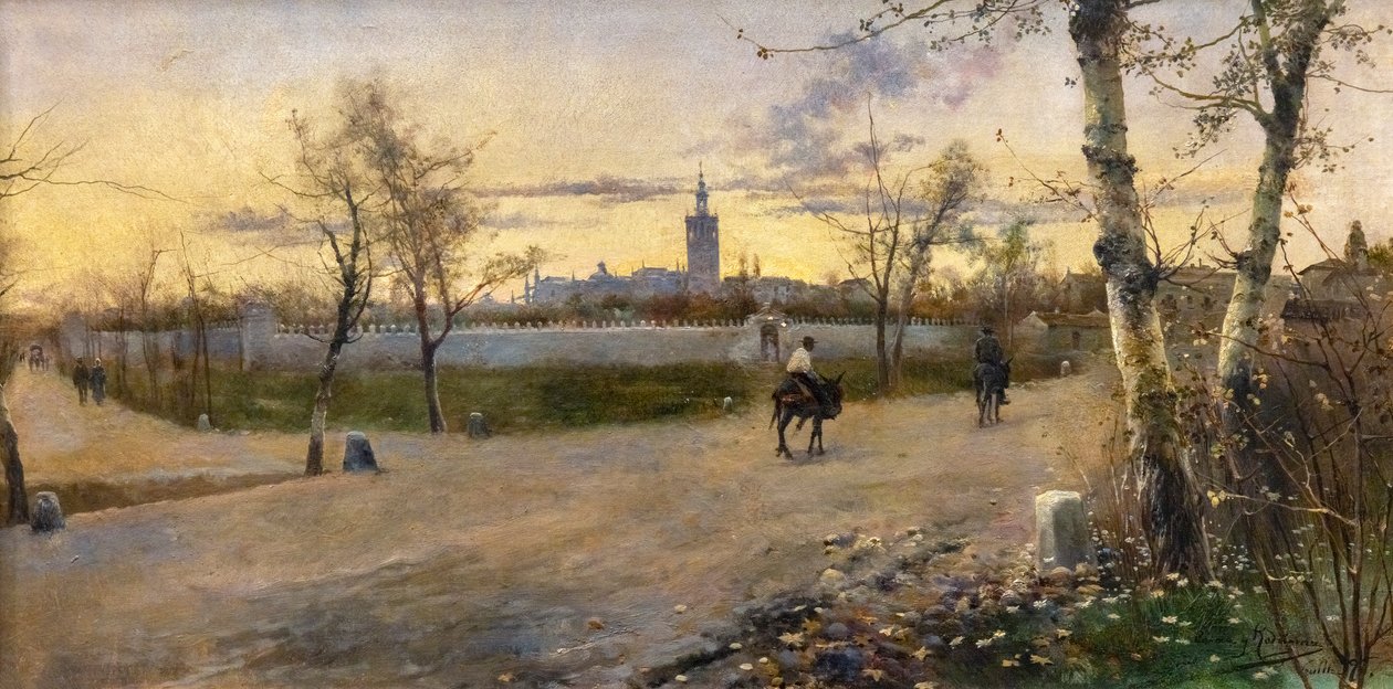 Vista de Sevilha de Manuel Garcia y Rodriguez