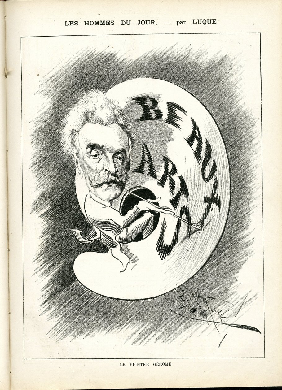 Ilustração de Manuel Luque (1854-1919) em La Caricature (1880) de Manuel Luque